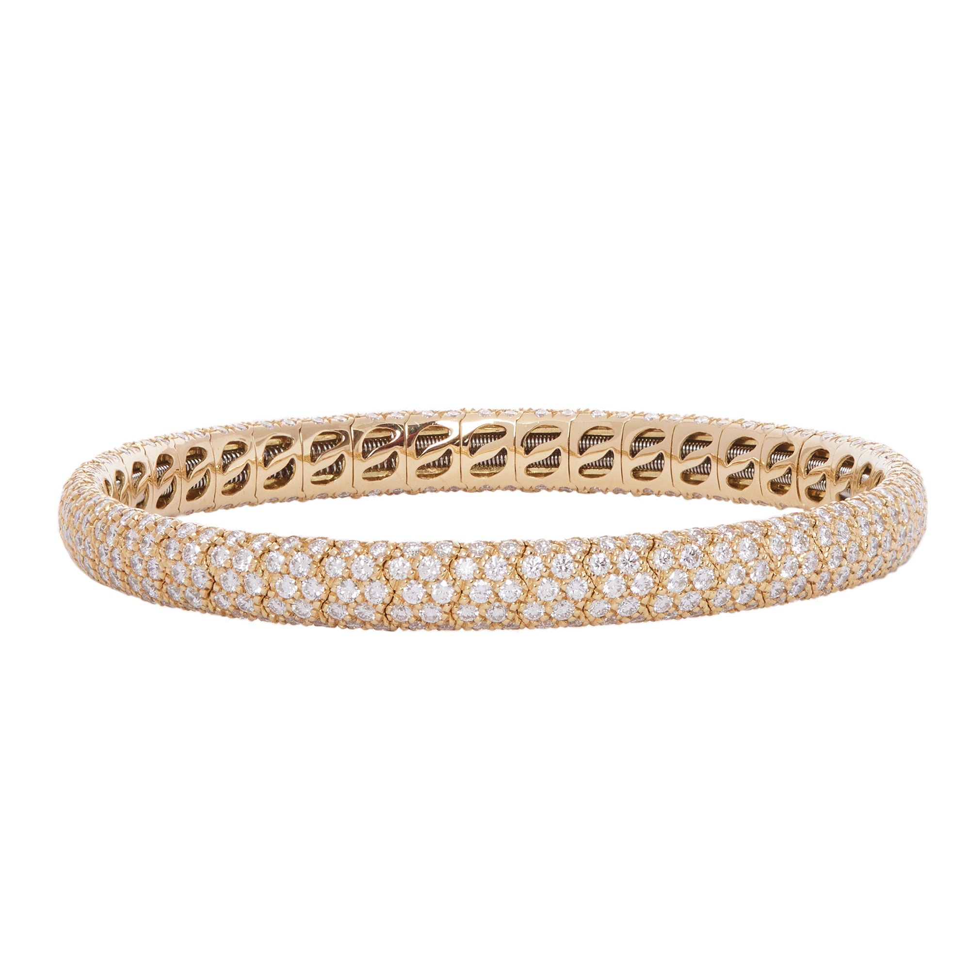 Pavé Diamond Narrow Stretch Bracelet