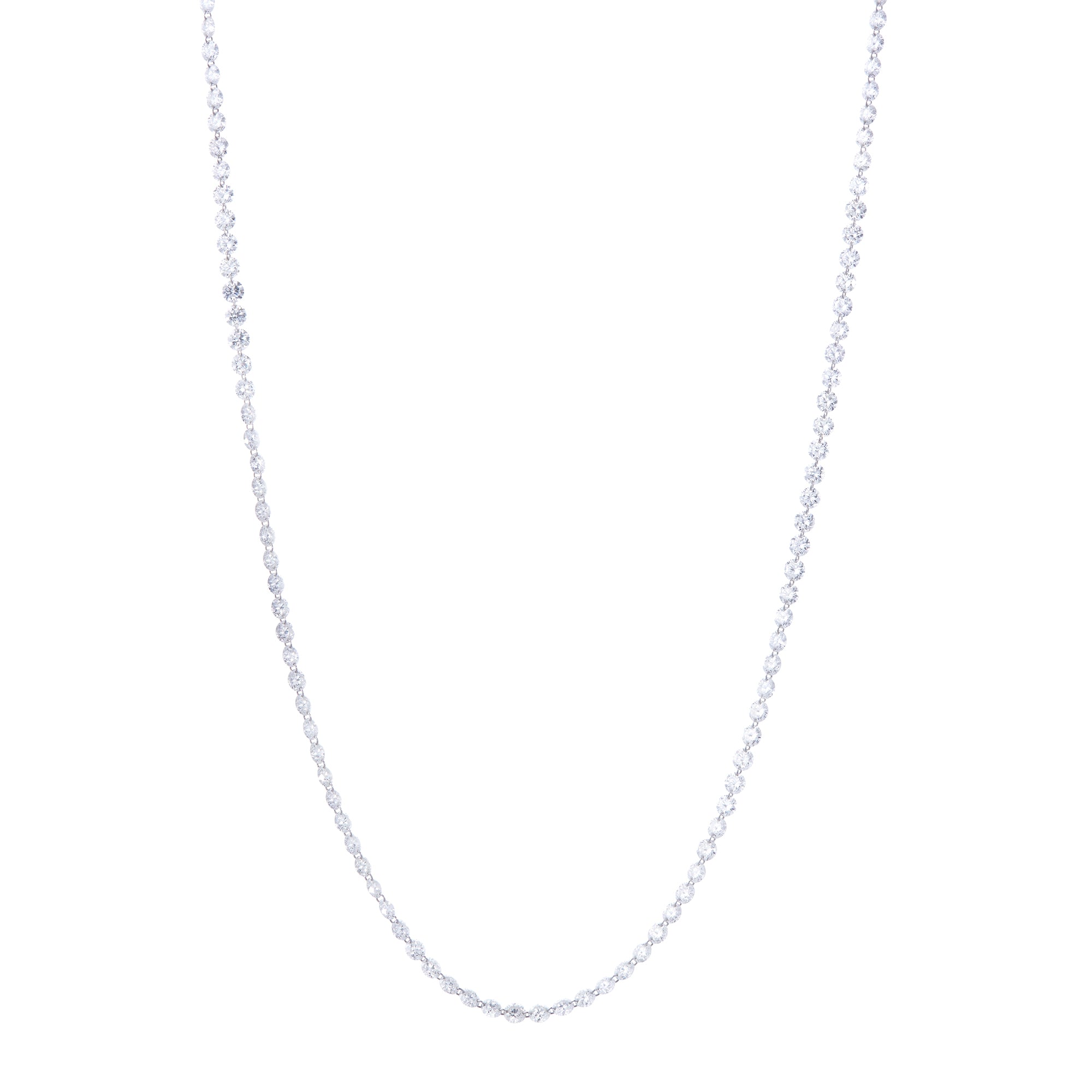 Pierced Stone Necklace