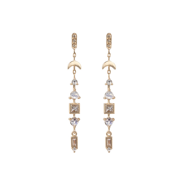 Moonstone Totem Earrings
