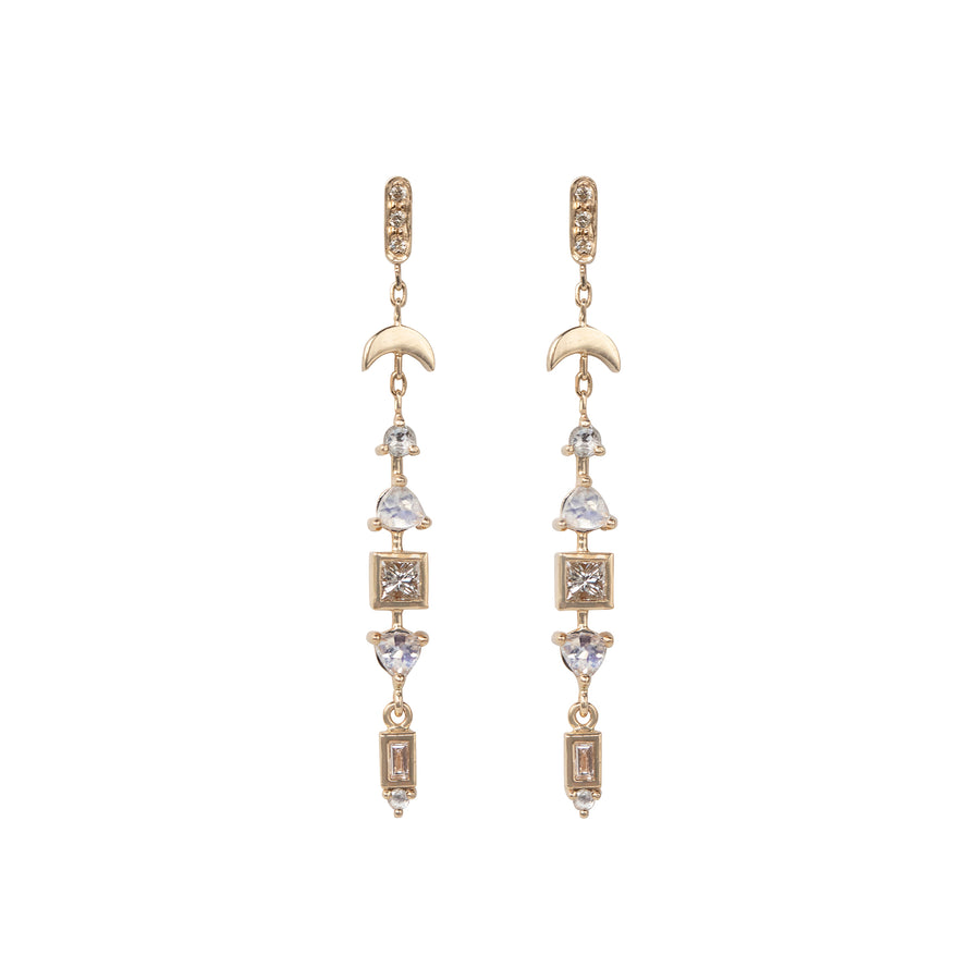 Moonstone Totem Earrings