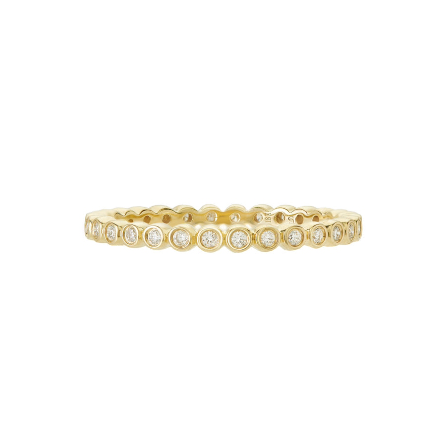 Sethi Couture Mini Bezel Diamond Band - Rings - Broken English Jewelry