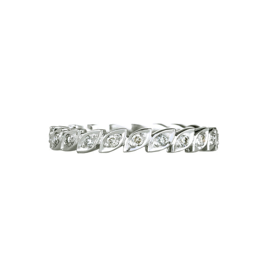 Feuille Band - White Gold - Main Img