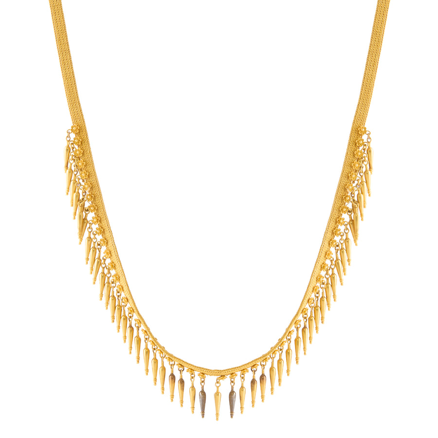 Victorian Gold Tassel Necklace