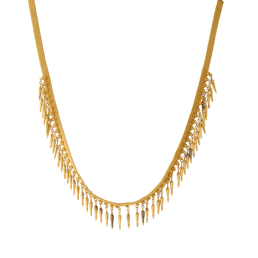 Victorian Gold Tassel Necklace