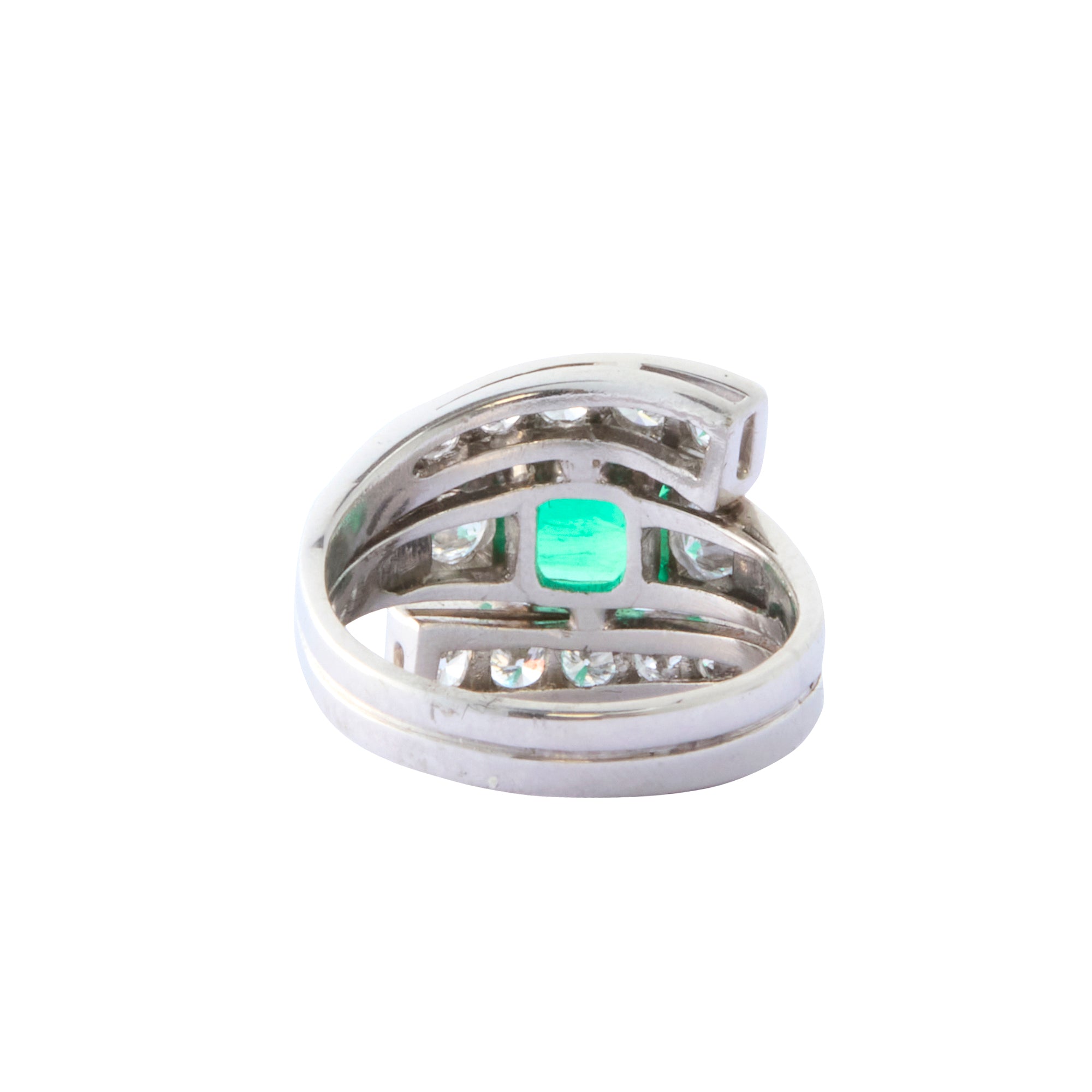 Colombian Ring - Emerald and Diamond