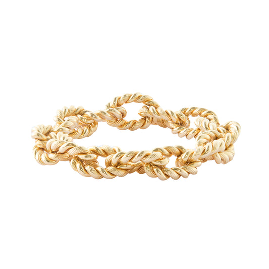 Hammered Link Bracelet - Main Img