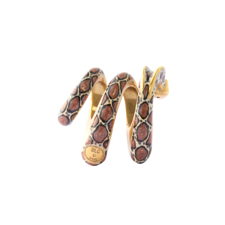 Snake Enamel Slide Pendant