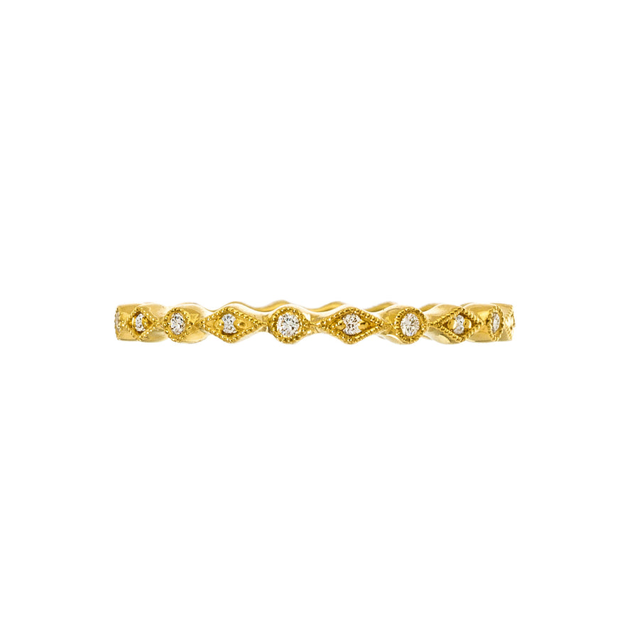 Sethi Couture Isabella Band Ring - Yellow Gold - Rings - Broken English Jewelry