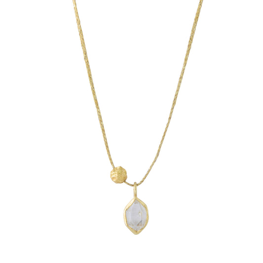Beira Collete Crystal Pendant Necklace with Peppercorn Charm - Main Img