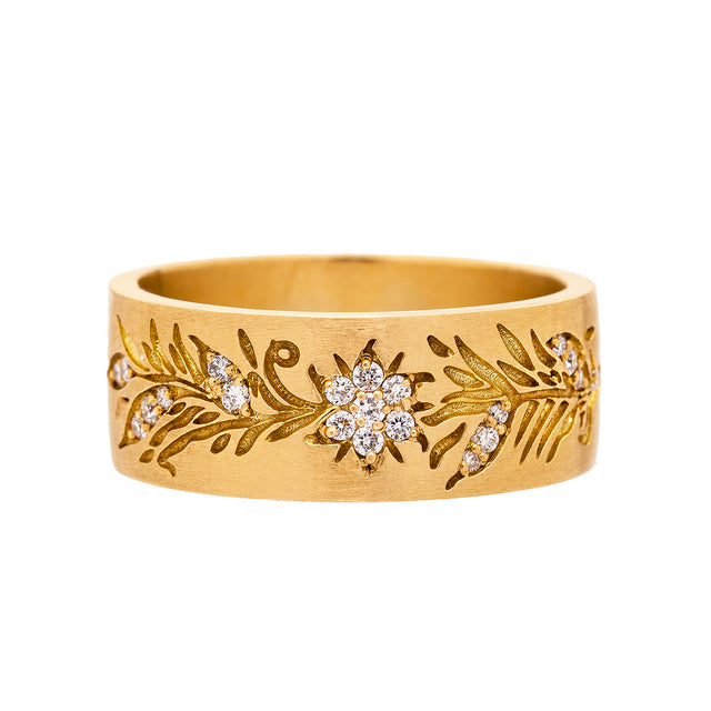 Fleur Band Ring