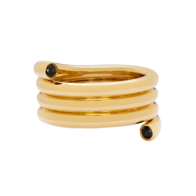 Black Diamond Embrace Triple Band Ring