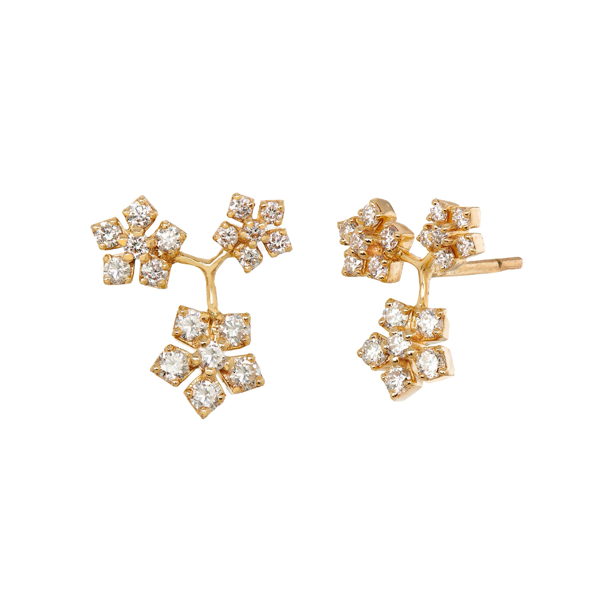 Enchanted Garden Trio Stud Earrings