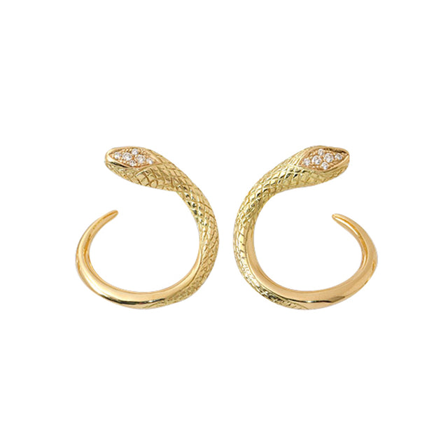 Lalaounis - Diamond Snake Earrings