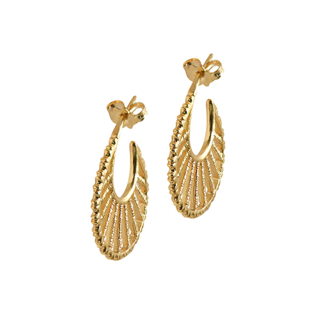 Nubia Coil Hoop Earrings