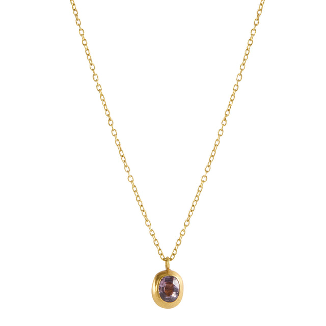Amethyst Pendant Necklace
