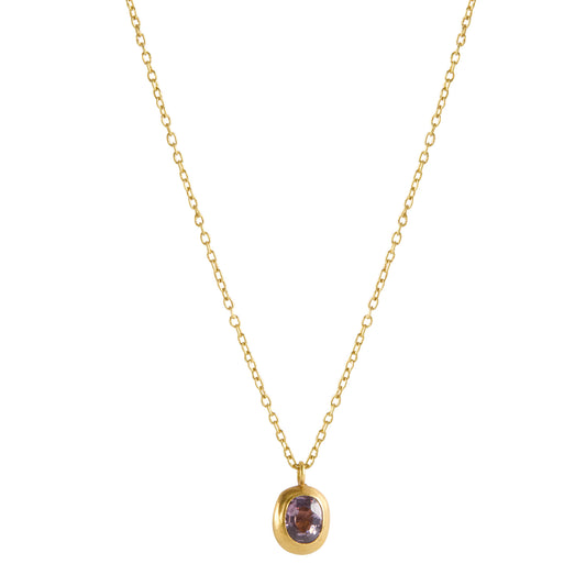 Amethyst Pendant Necklace - Main Img