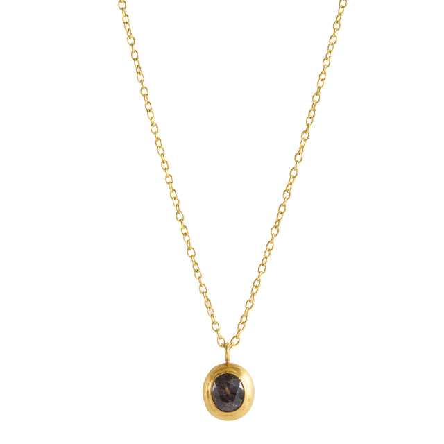 Blue Spinel Pendant Necklace