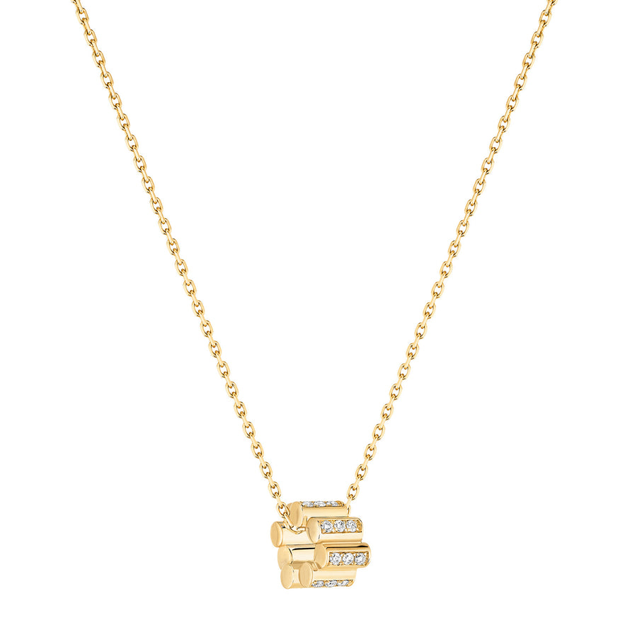 Viltier Diamond Edge Necklace - Necklaces - Broken English Jewelry