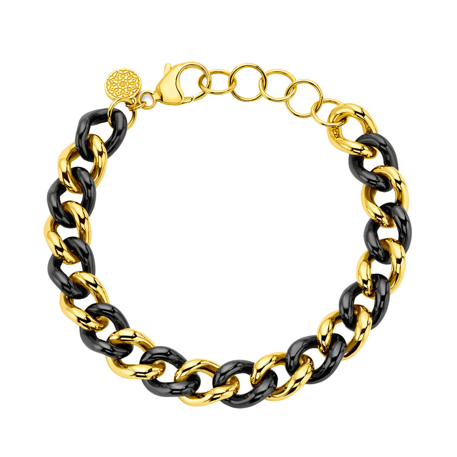 Buddha Mama Cuban Alternating Link Bracelet - Bracelets