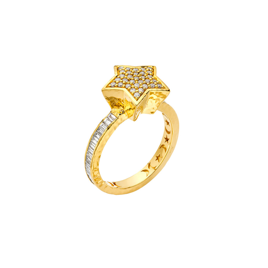 Buddha Mama Diamond Star Ring - Rings