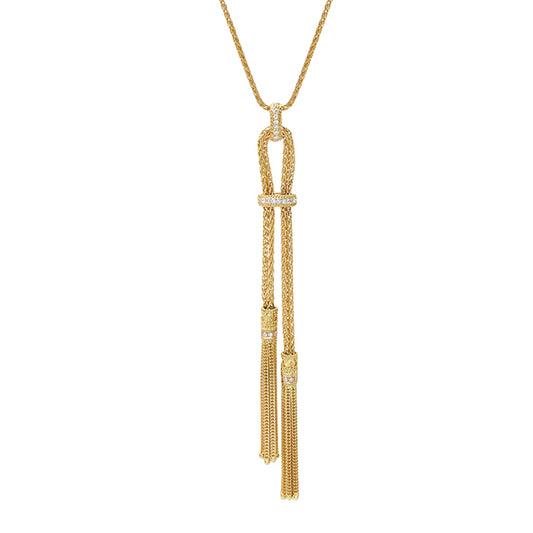 Diamond Tassel Necklace - Main Img
