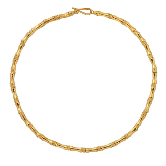 Barrel Beaded Neolithic Coil Necklace - Main Img