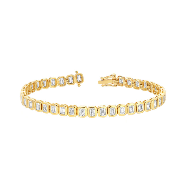 Carbon & Hyde Mini NS Nova Tennis Bracelet - Bracelets - Broken English Jewelry front view