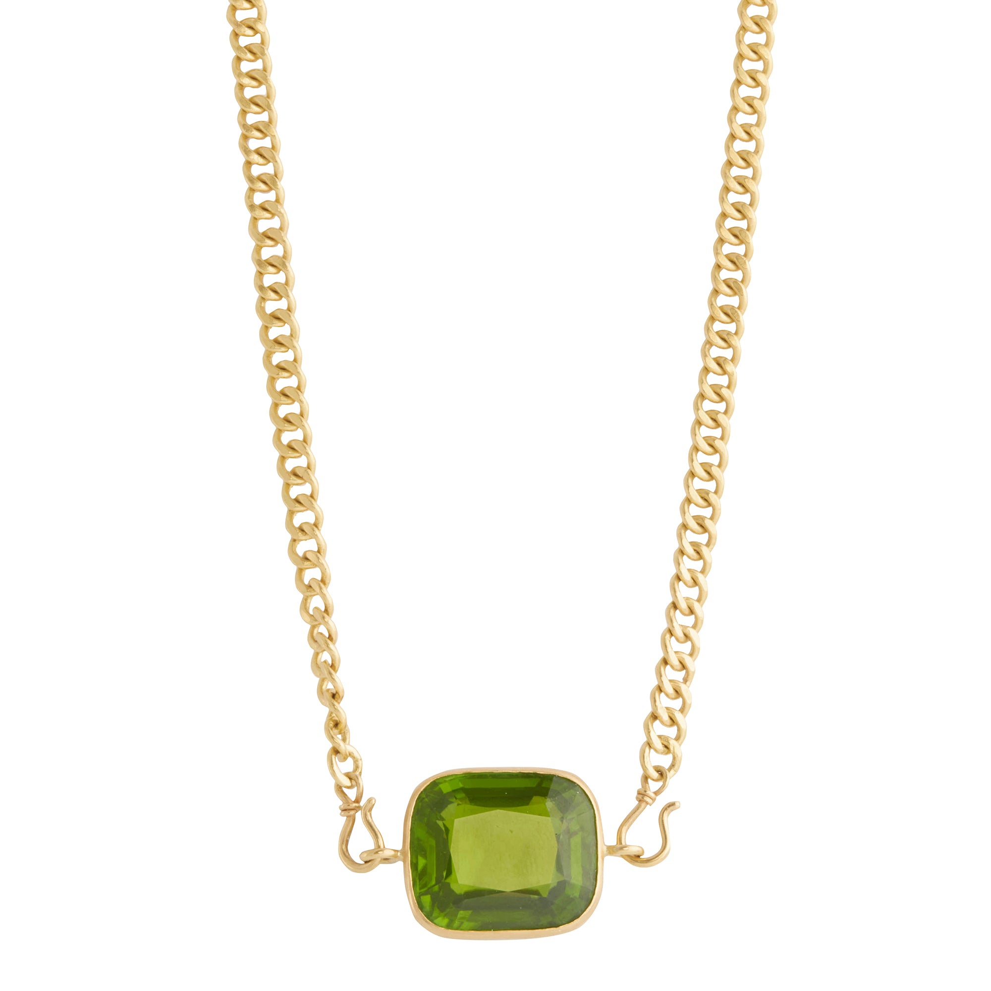 Peridot Chain Necklace