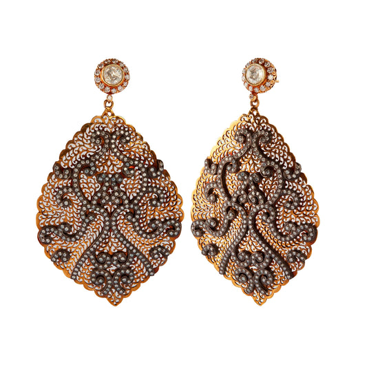 Vinework Shield Earrings - Main Img