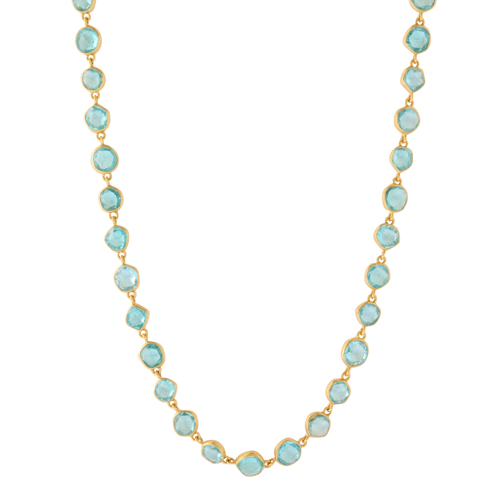 Apatite Link Necklace