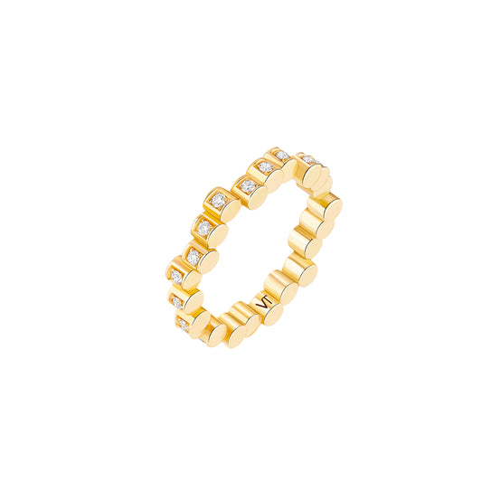 Pave Diamond Small Edge Ring - Main Img