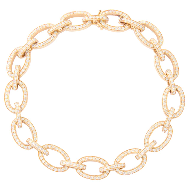 Diamond Indo-Russian Link Bracelet