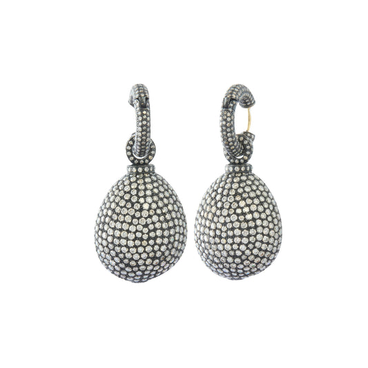 Indo Russian Bead Earrings - Main Img