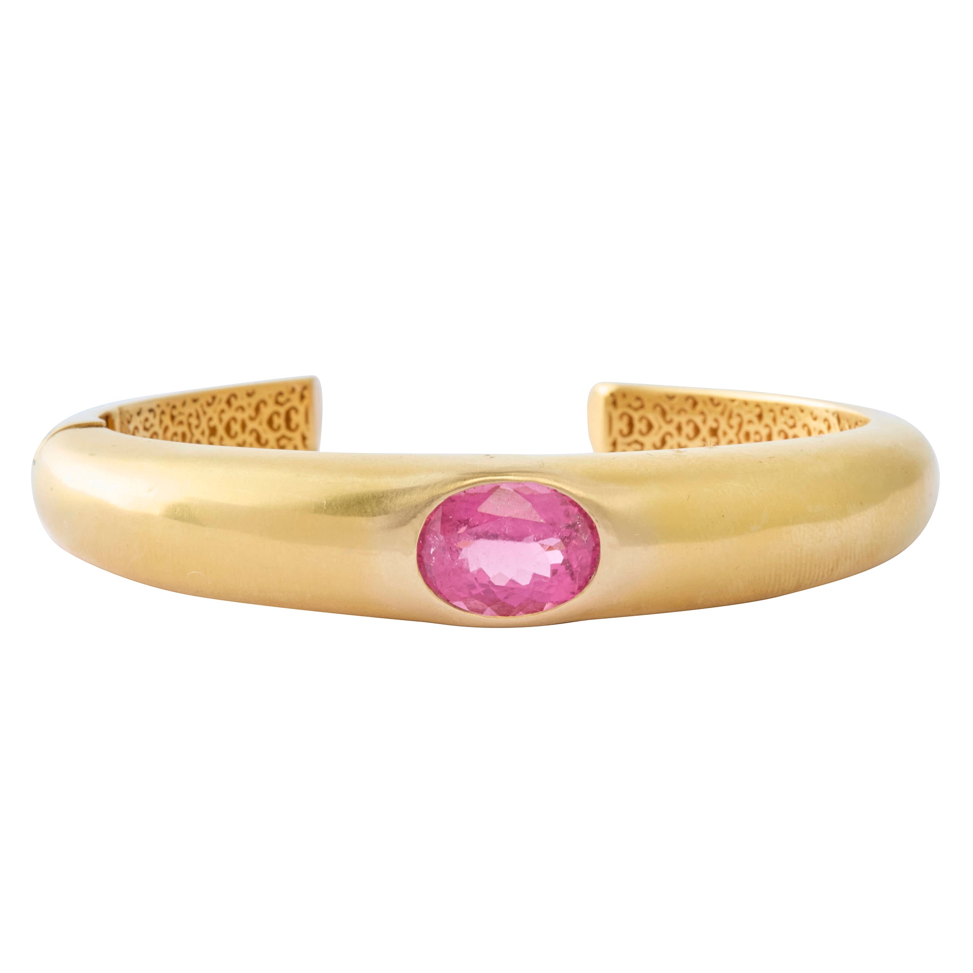 Bangle with Pink Tourmaline