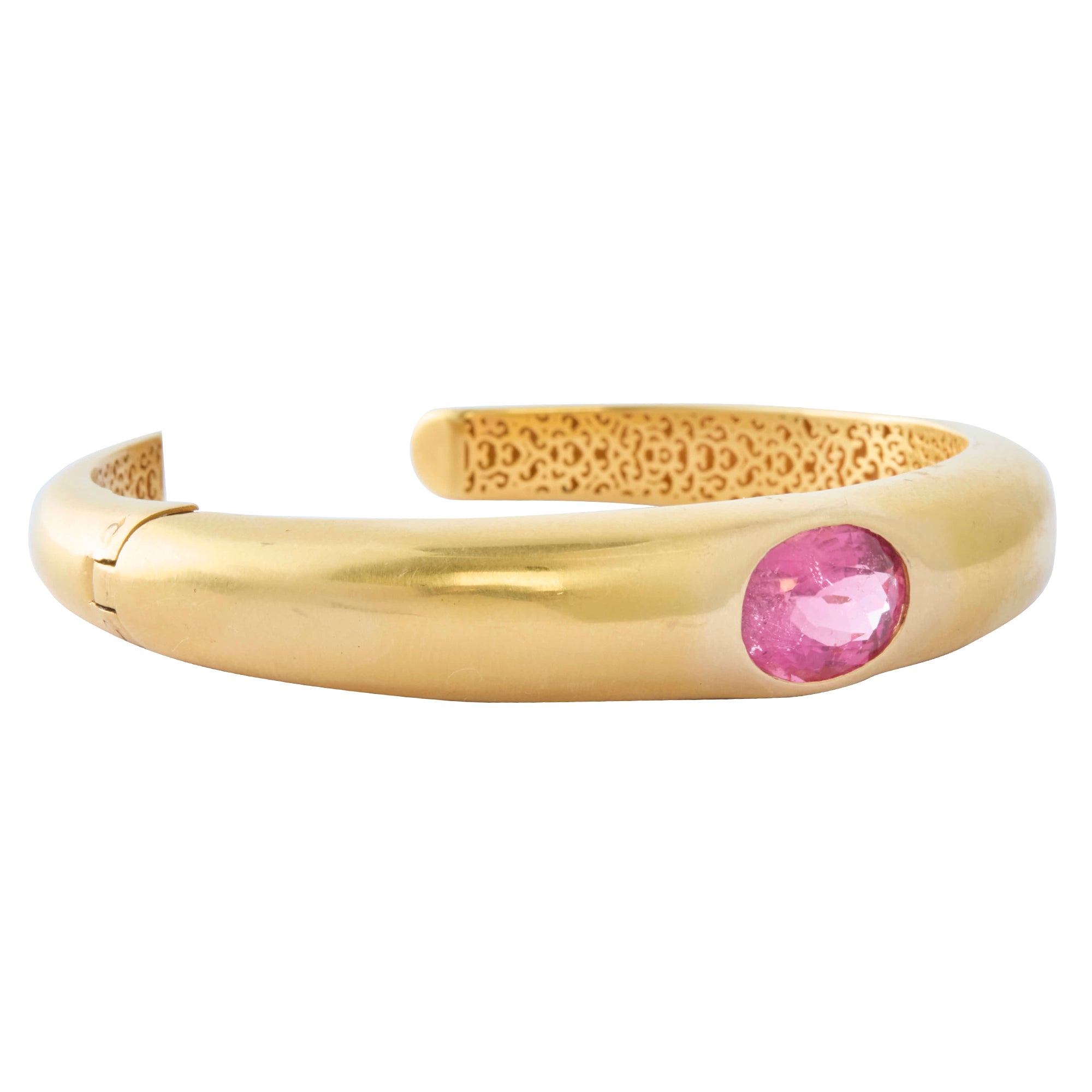 Bangle with Pink Tourmaline