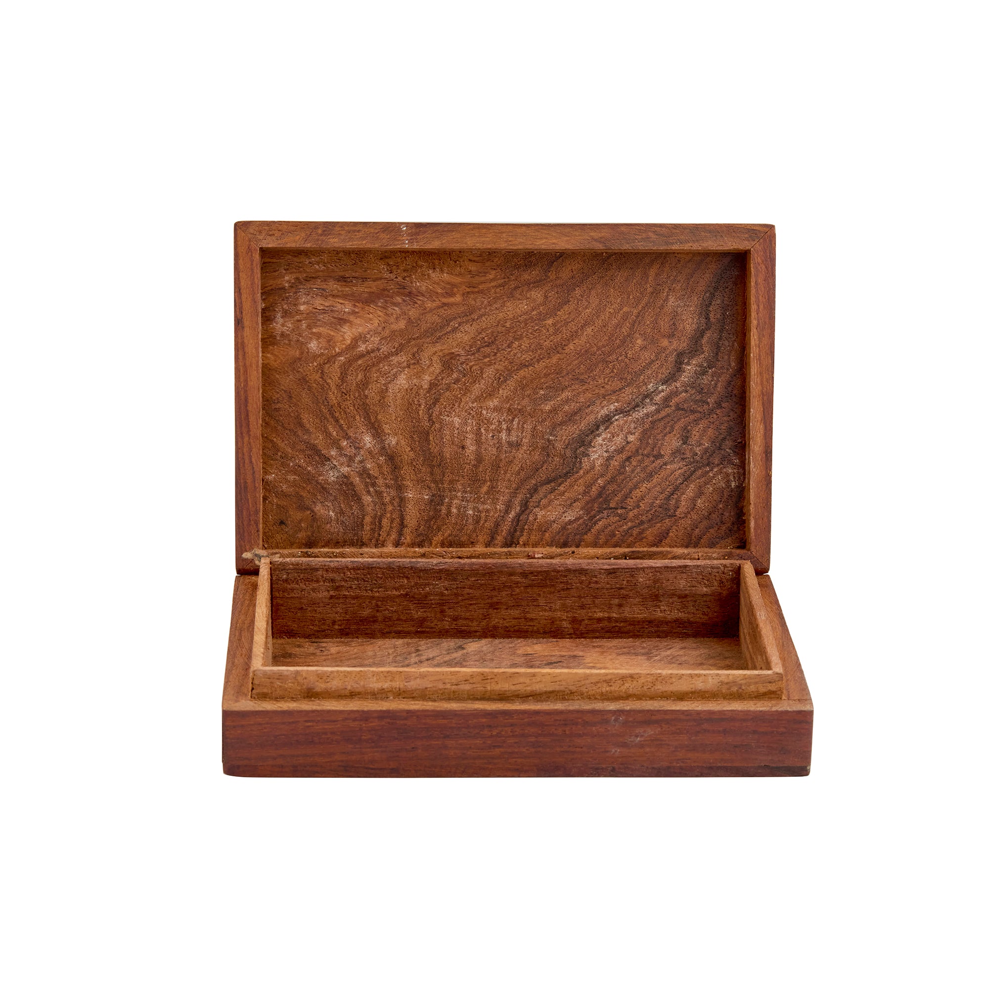Italian Brass-Inlaid Wood Box