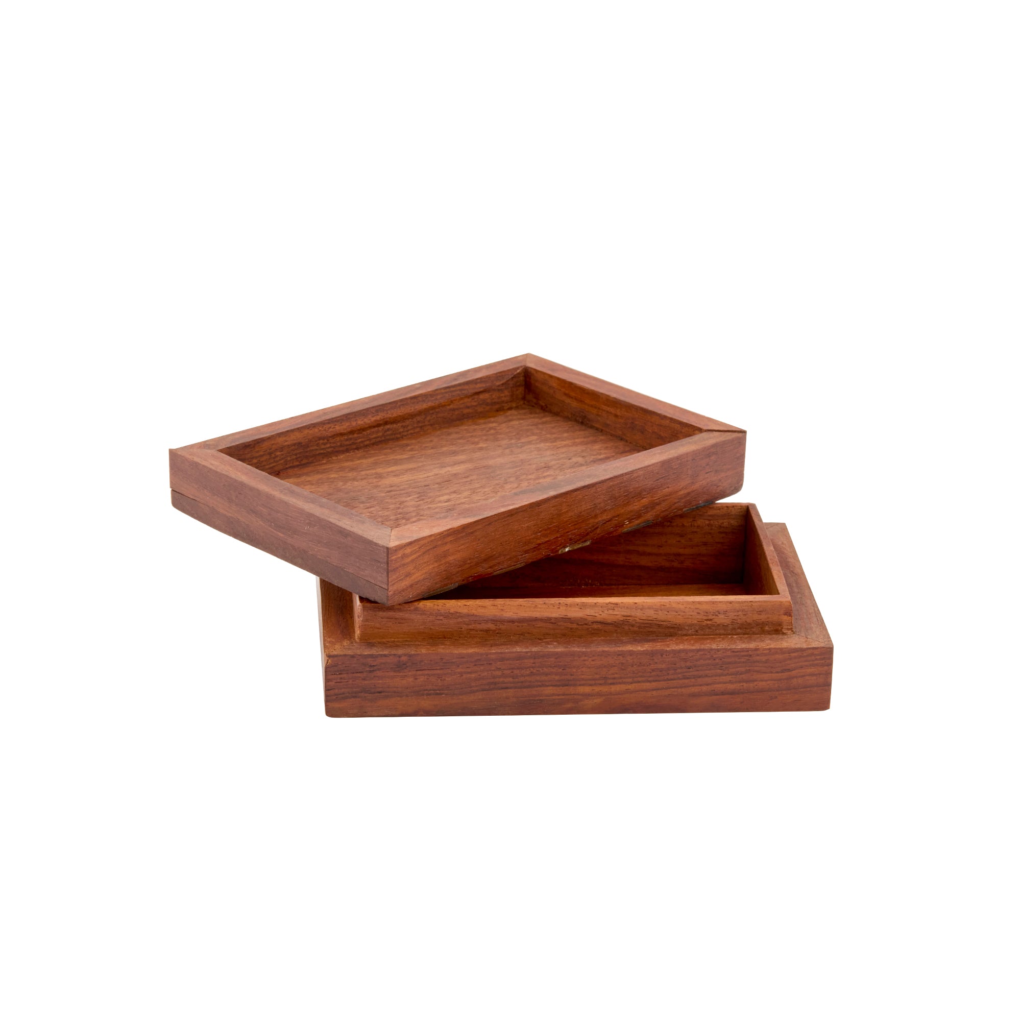 Italian Brass-Banded Wood Box