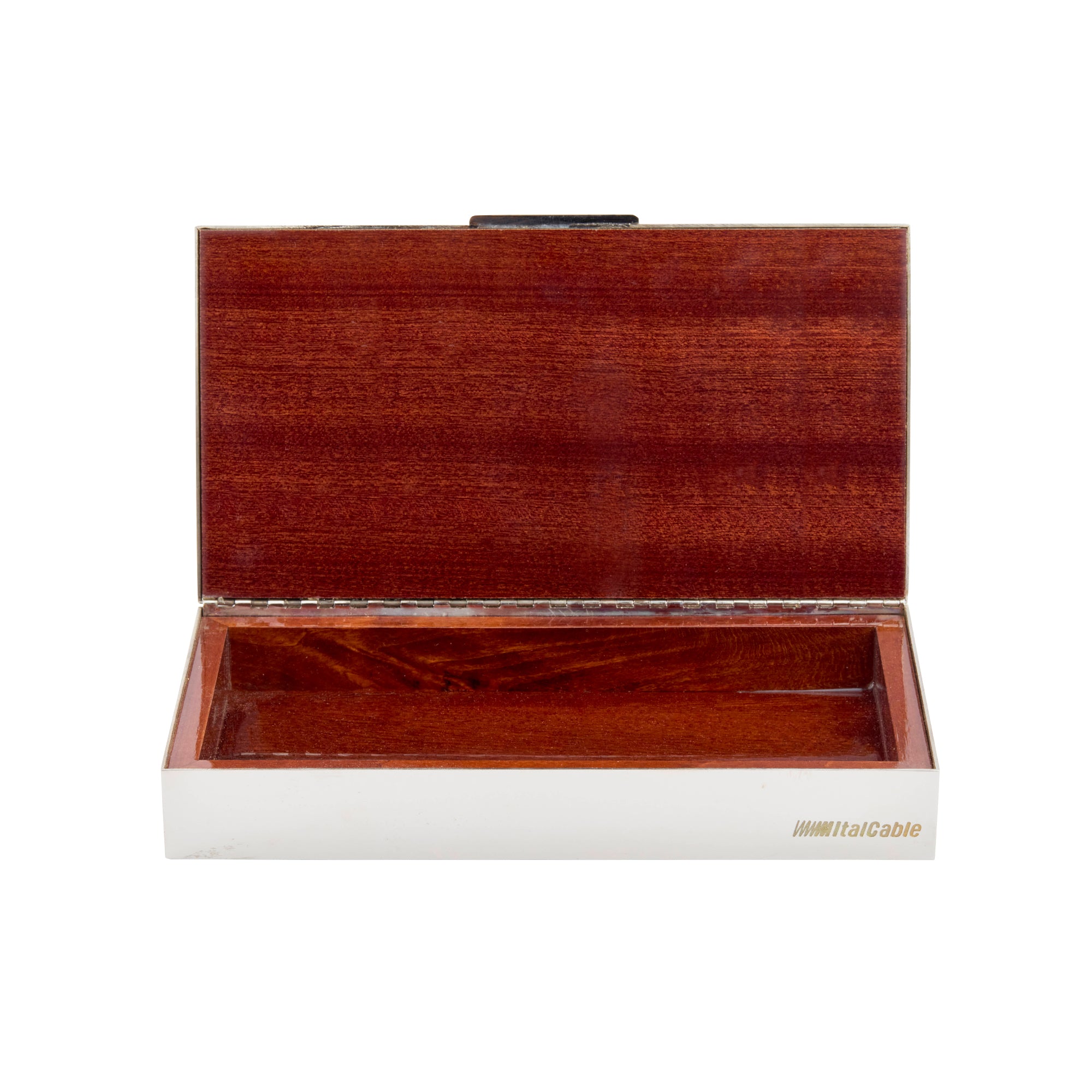 Chrome Box with Screw Accent
