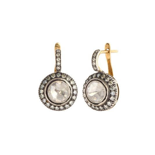Diamond Indo-Russian Drop Earrings - Main Img