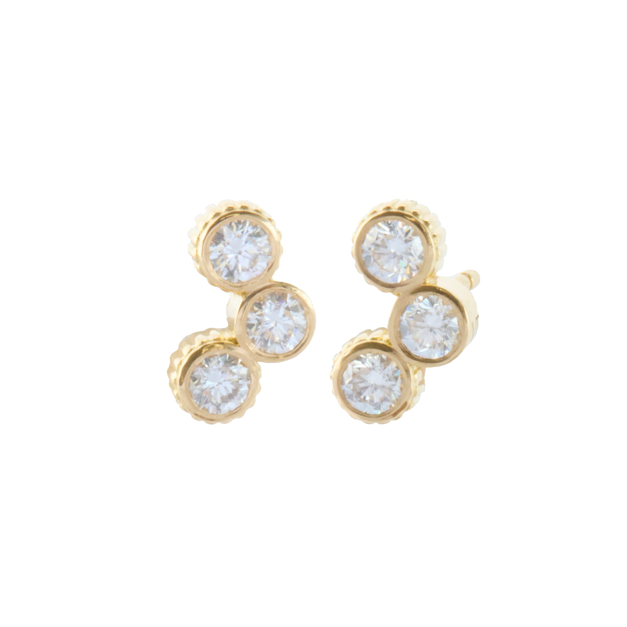 Diamond Clique Stud Earrings