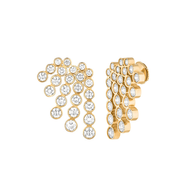 Diamond Clique Cascade Stud Earrings