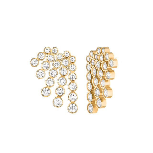 Diamond Clique Cascade Stud Earrings