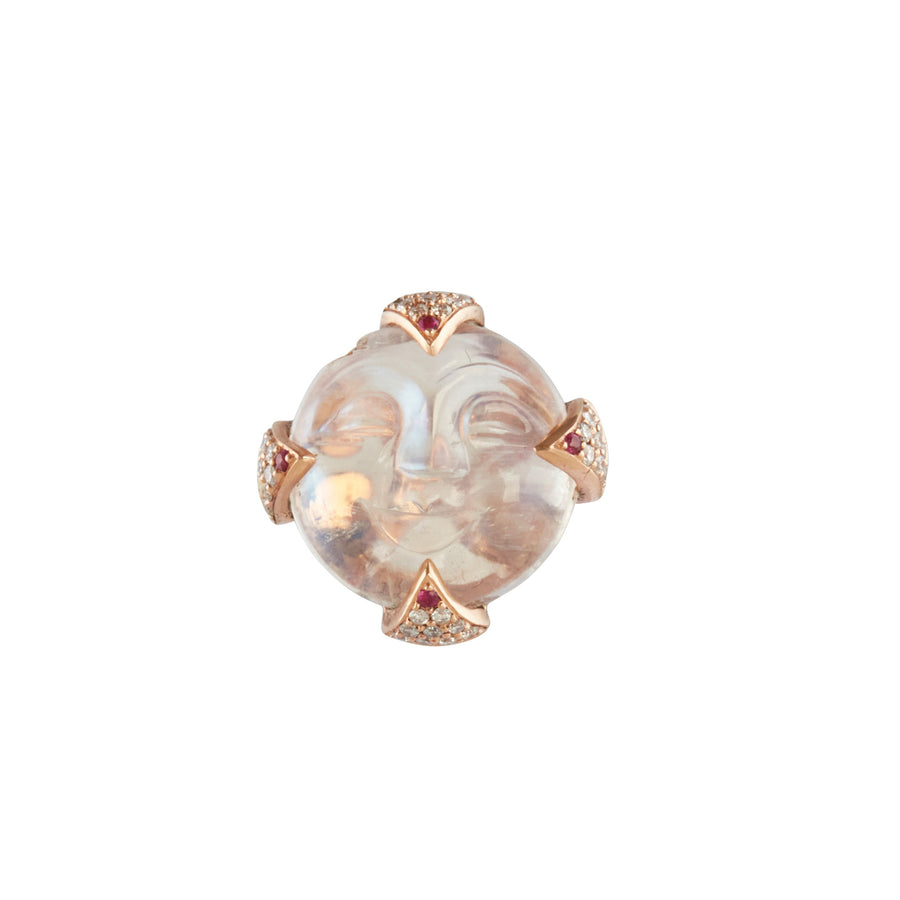 Sylvie Corbelin Clair De Lune Pin - Accessories - Broken English Jewelry, front view