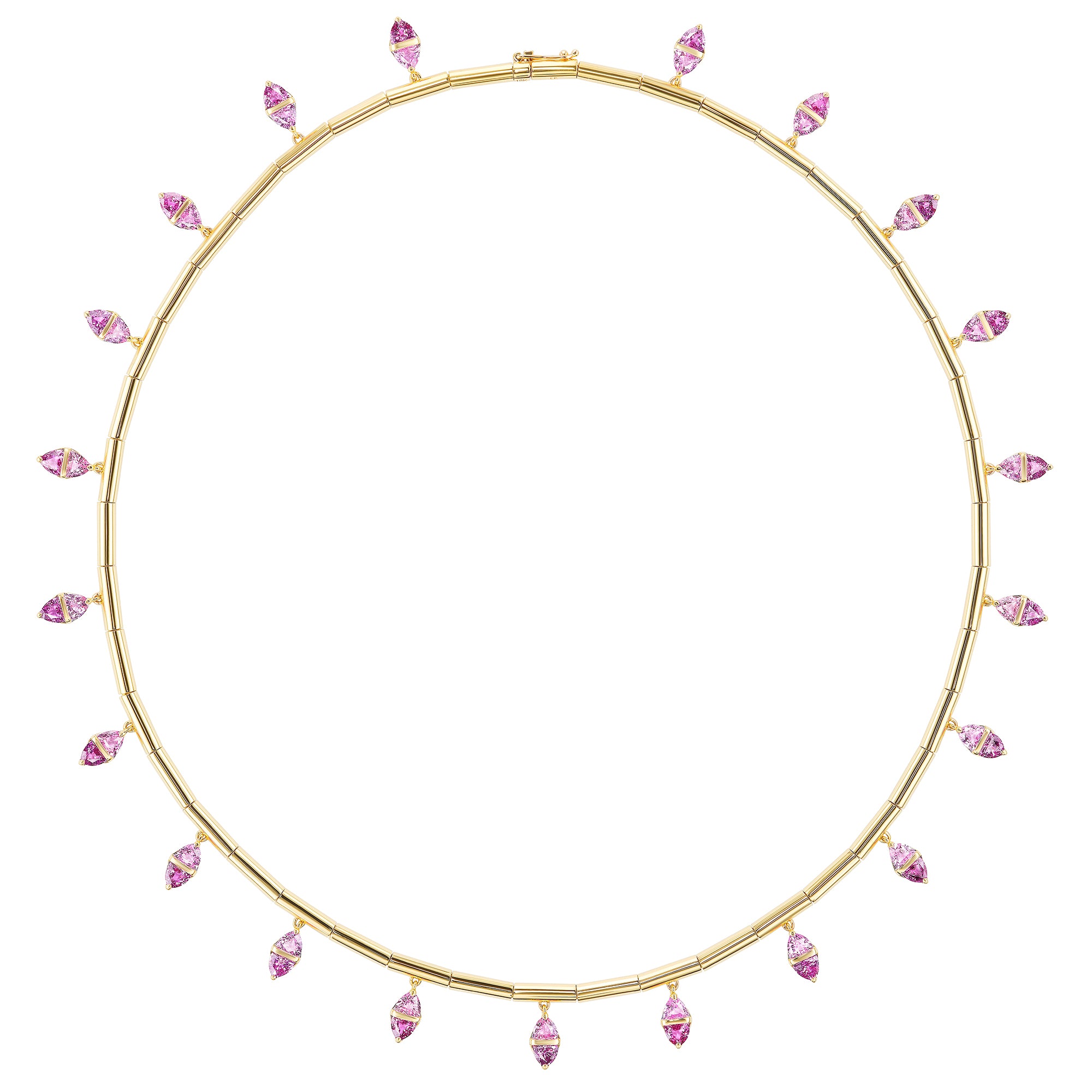 Pink Sapphire Tilly Fringe Necklace