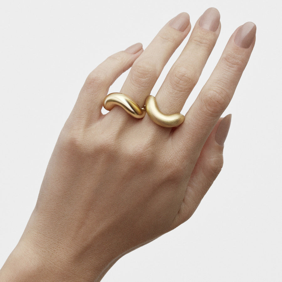 Sauer Zaha N20 Ring - Rings - Broken English Jewelry on model