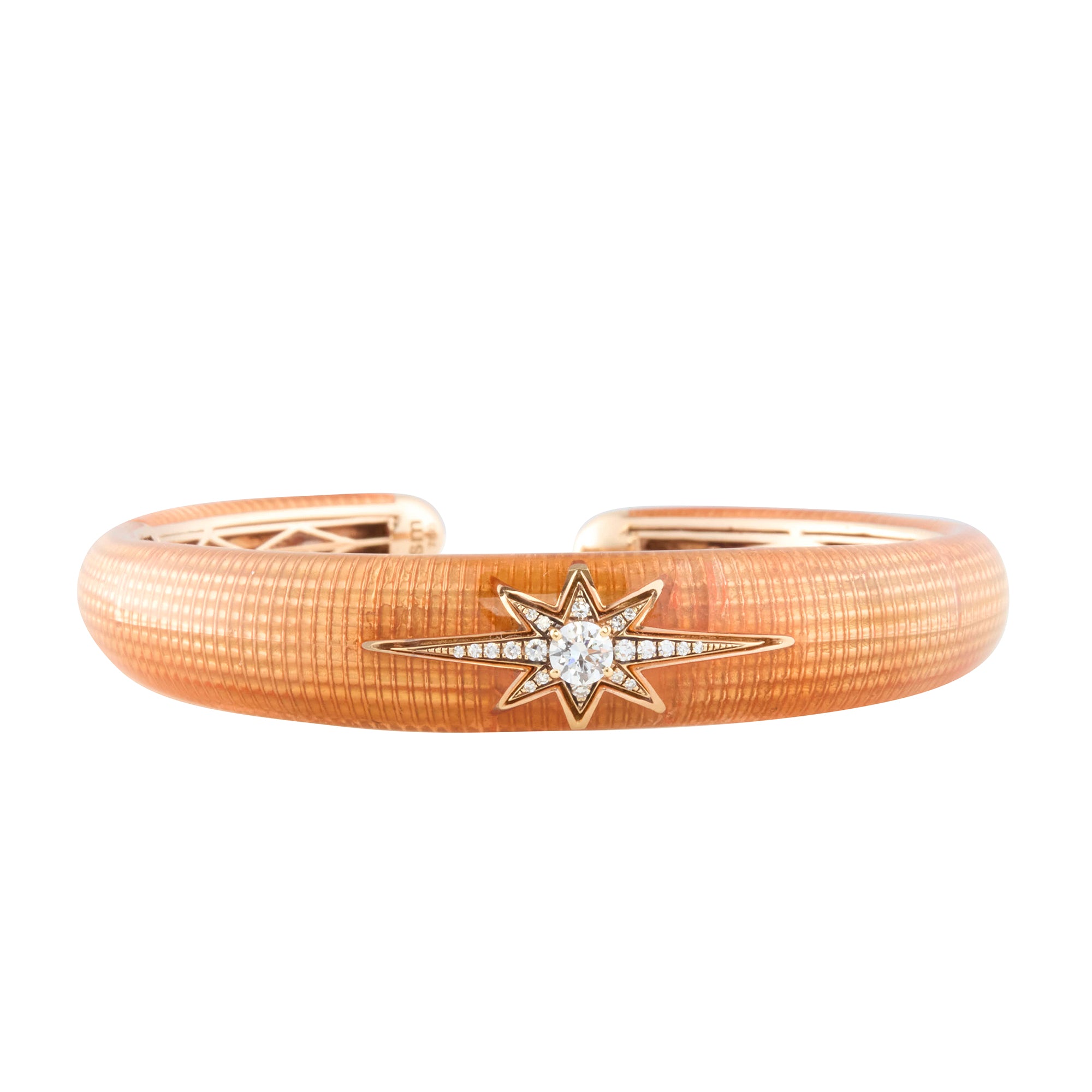 Orange Enamel Aida Bracelet