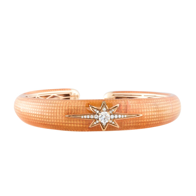 Orange Enamel Aida Bracelet