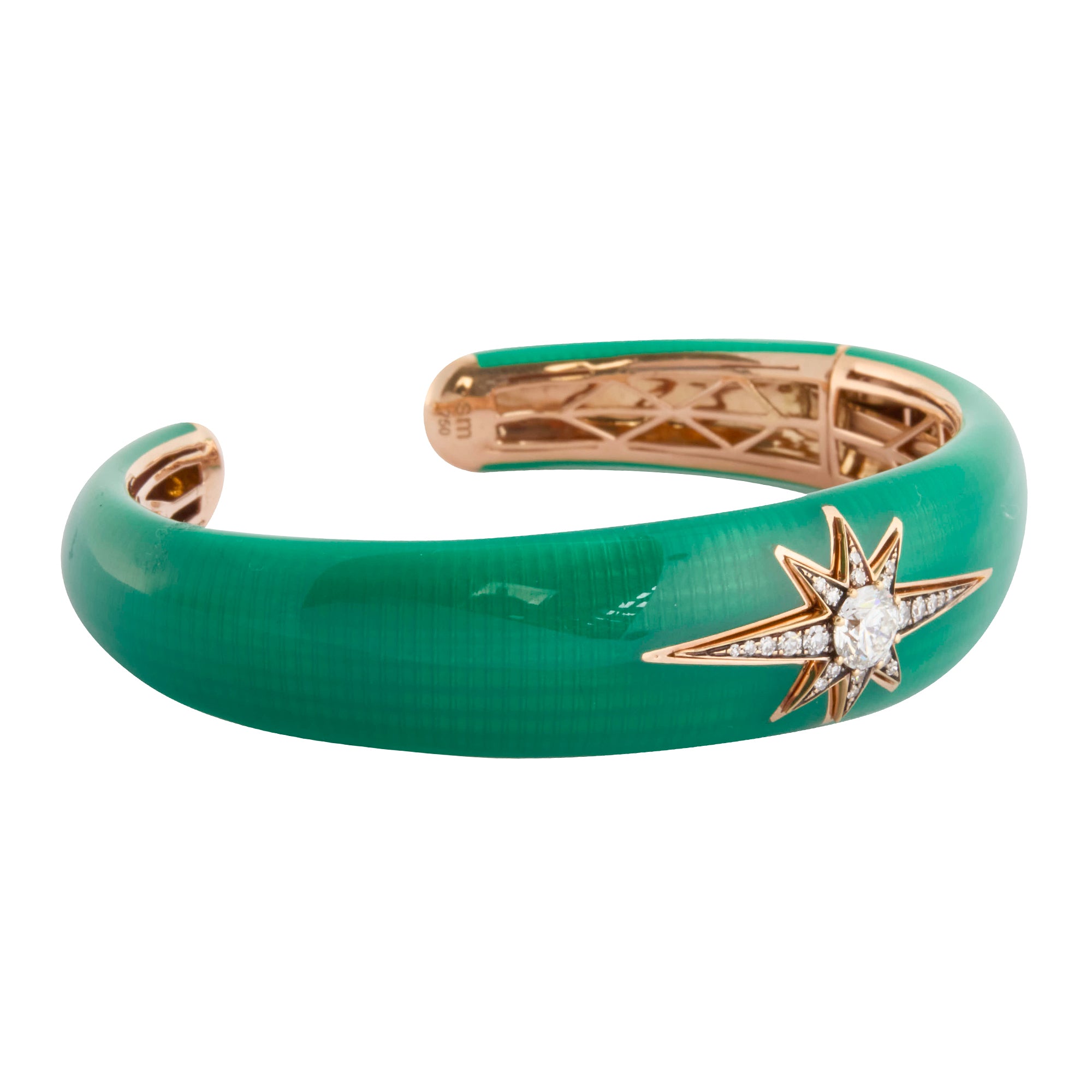 Diamond Green Aida Bracelet