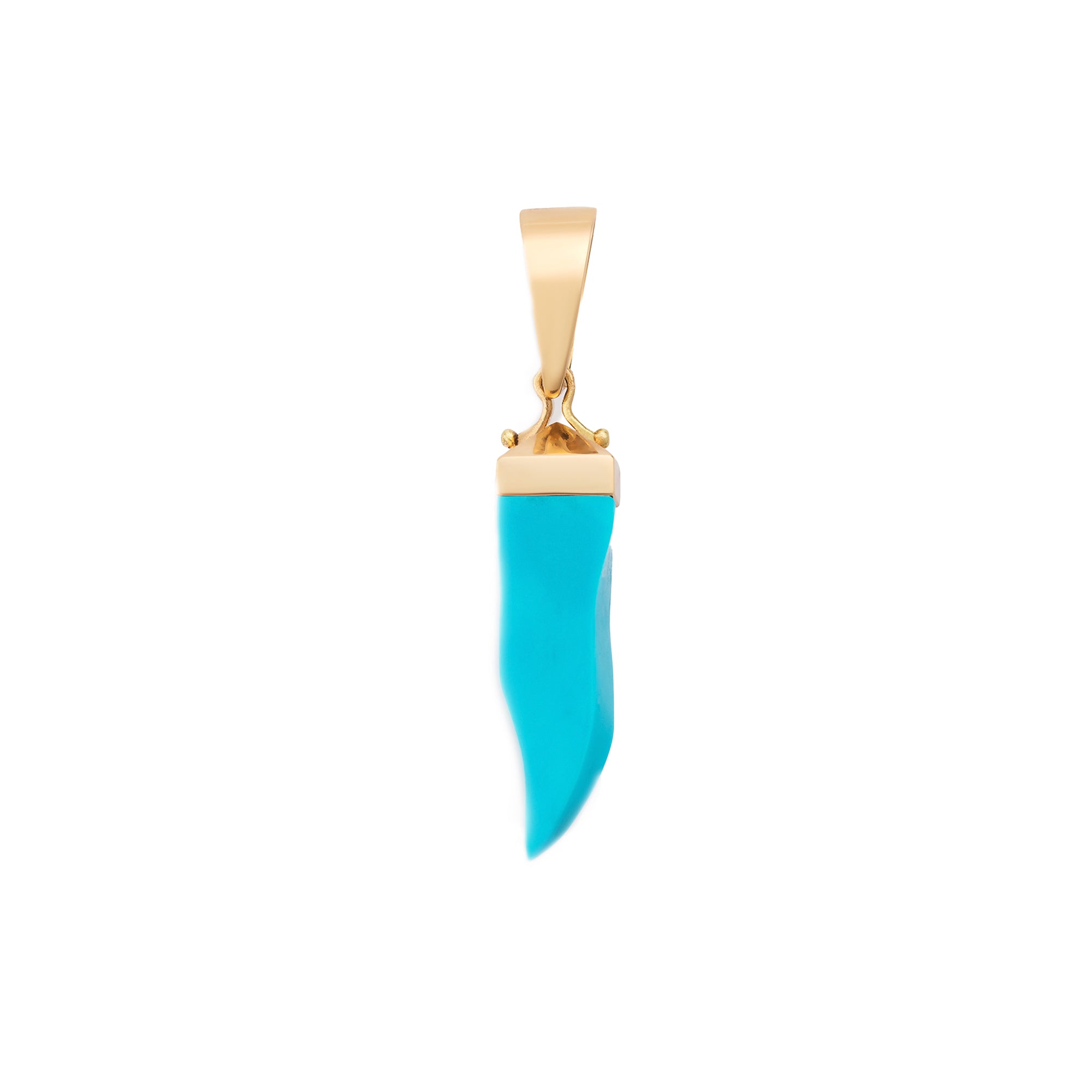 Turquoise Cornicello Pendant