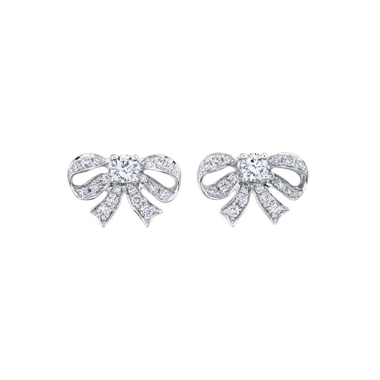 Bow Stud Earrings - Main Img